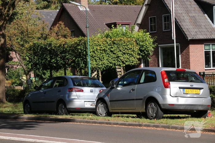 Twee gewonden bij kettingbotsing