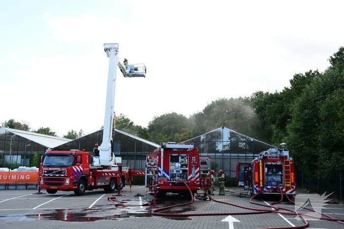 Brand in Tuincentrum Rebel