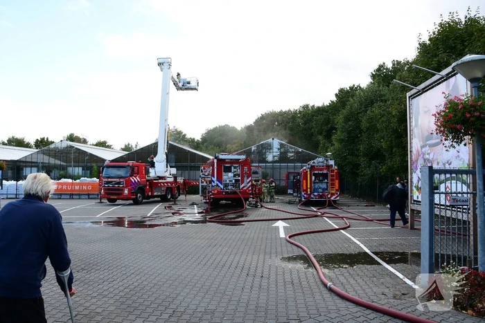 Brand in Tuincentrum Rebel