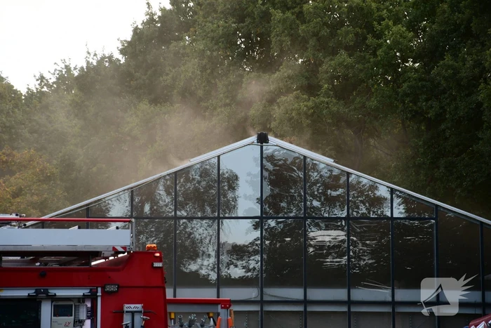 Brand in Tuincentrum Rebel