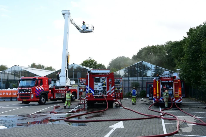 Brand in Tuincentrum Rebel