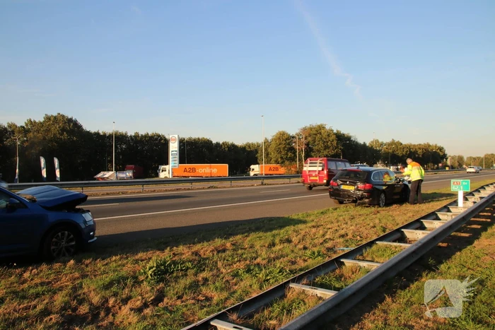 Kopstaart-botsing zorgt voor enige vertraging richting Apeldoorn
