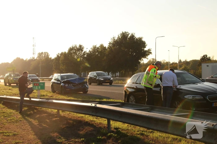 Kopstaart-botsing zorgt voor enige vertraging richting Apeldoorn