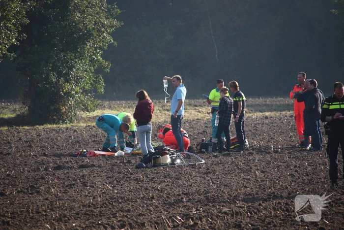 Matrasvlieger ernstig gewond