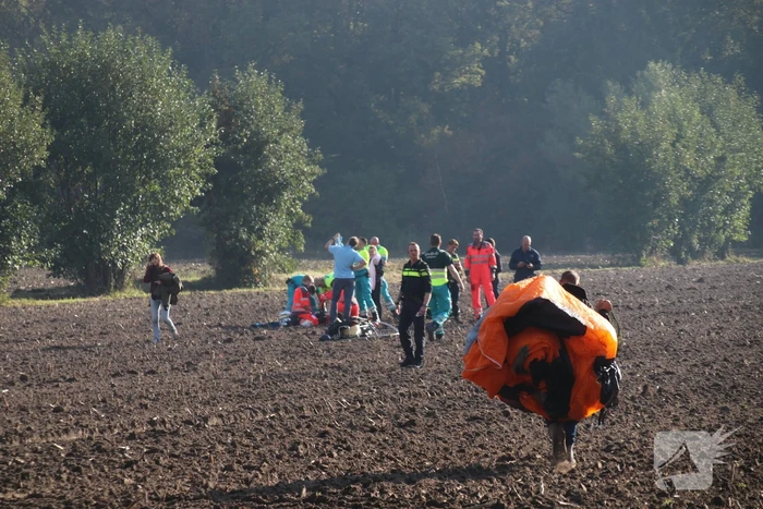 Matrasvlieger ernstig gewond