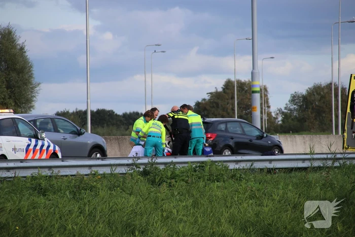 Rijstrook afgesloten voor reanimatie