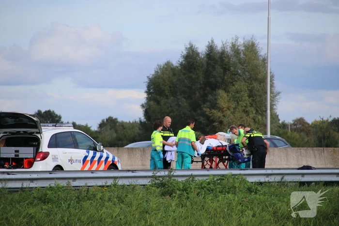 Rijstrook afgesloten voor reanimatie