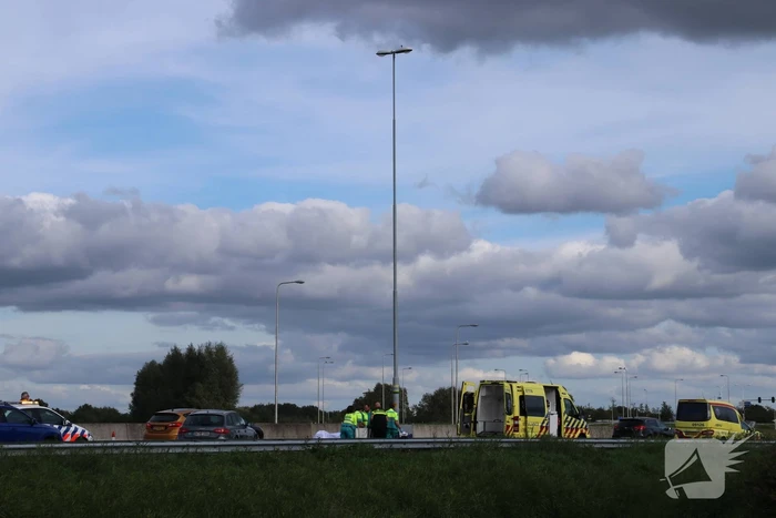 Rijstrook afgesloten voor reanimatie