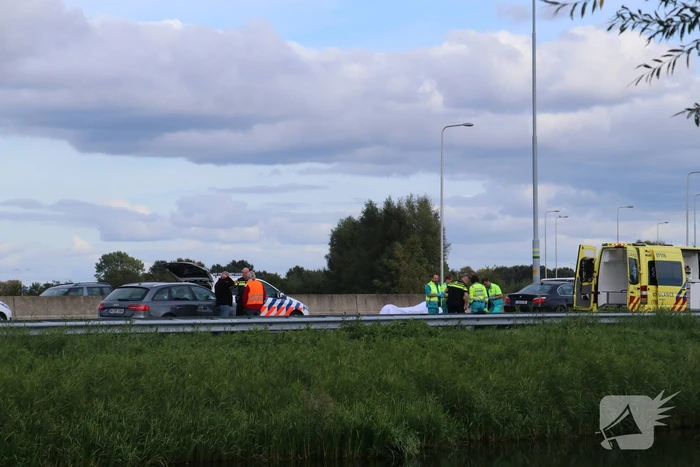 Rijstrook afgesloten voor reanimatie