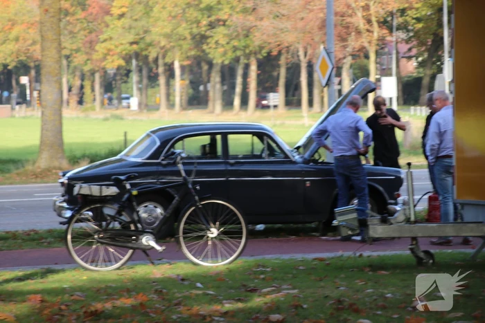 Oldtimer vat vlam