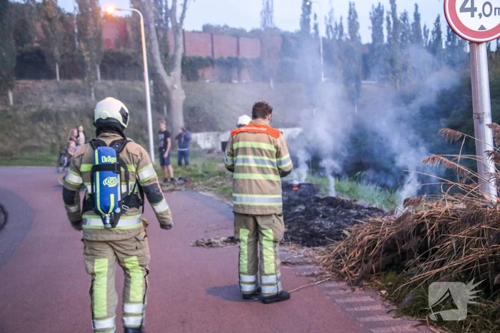 Lean (10) en Alec (8) blussen brand