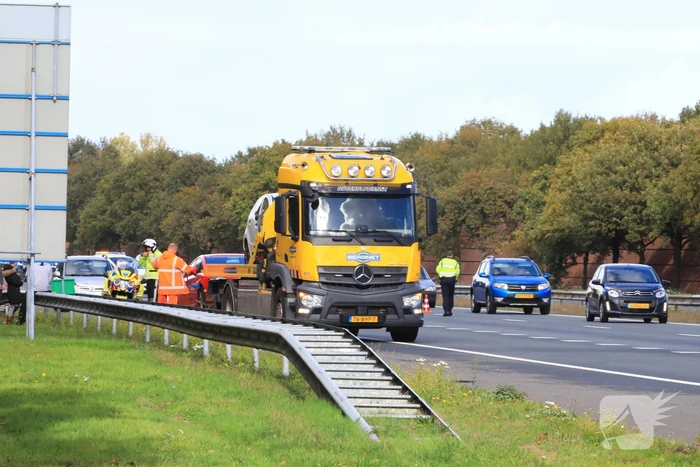Zoveelste ongeval door afgesloten rijstrook