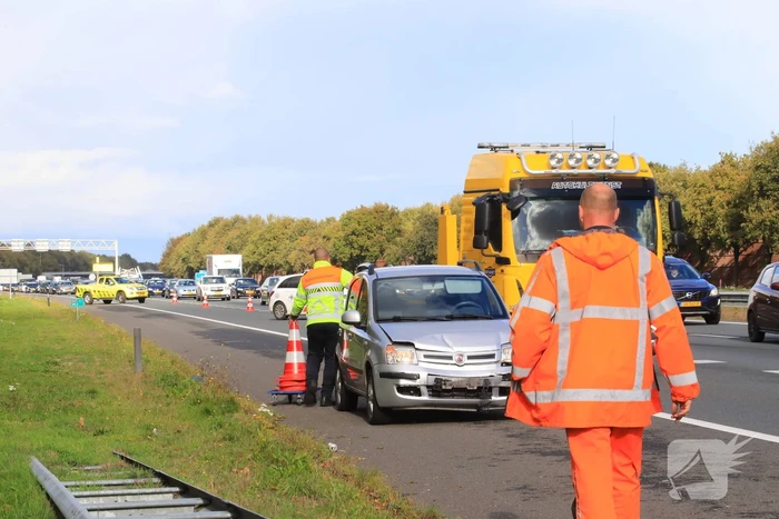 Zoveelste ongeval door afgesloten rijstrook
