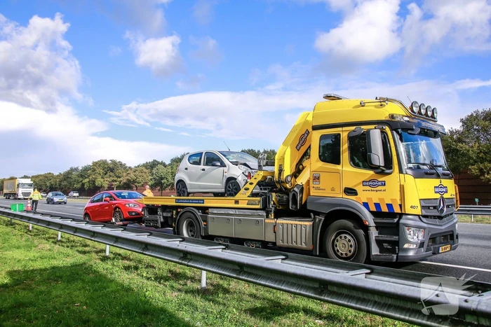 Zoveelste ongeval door afgesloten rijstrook