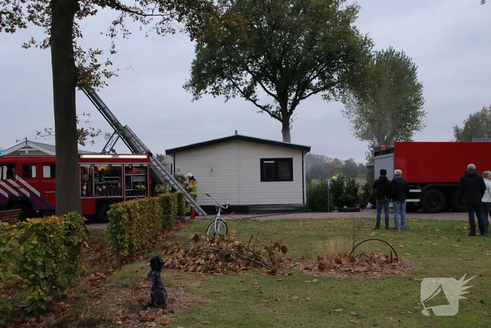 Chalet brandt uit