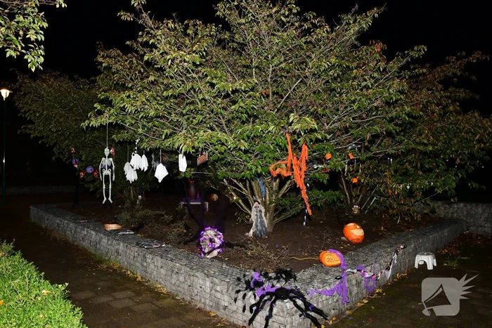 Eemnes omgetoverd in Halloweenstad