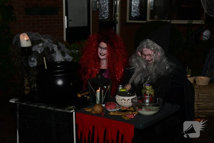 Eemnes omgetoverd in Halloweenstad