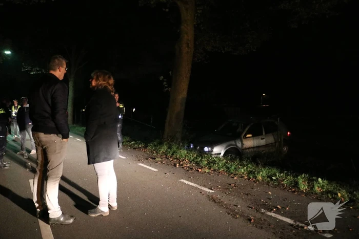 Bestuurder ramt boom