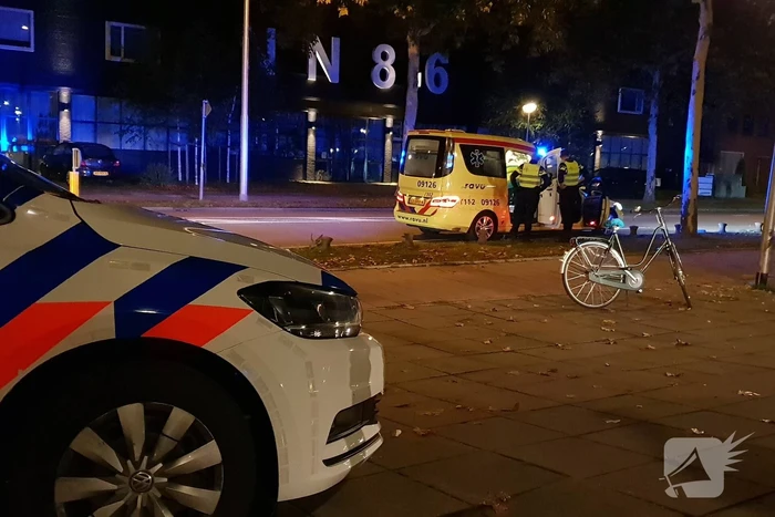 Fietser gewond bij valpartij