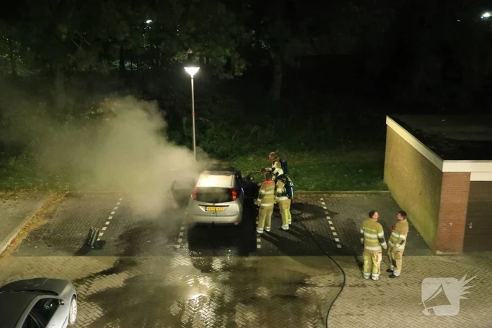 Auto brandt uit na starten