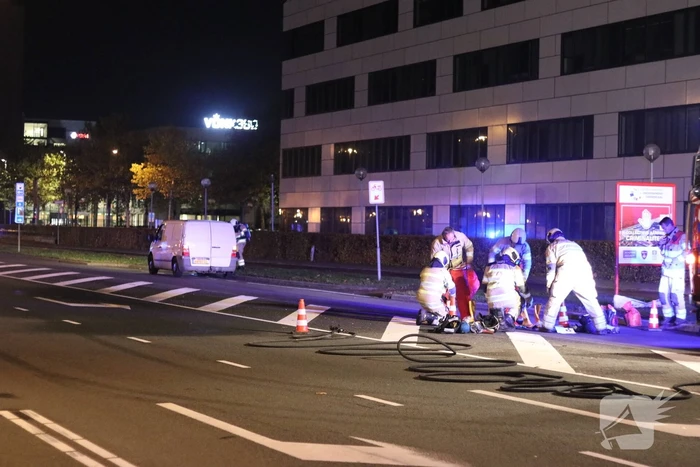 Twee mannen aangehouden met witte bestelbus met vaten