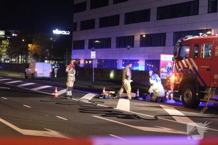 Twee mannen aangehouden met witte bestelbus met vaten