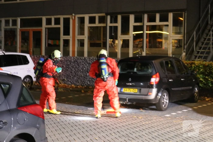 Twee mannen aangehouden met witte bestelbus met vaten