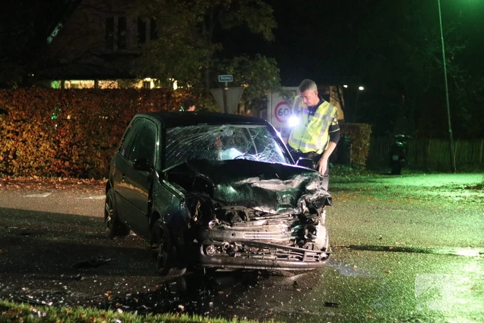 Veel schade na aanrijding