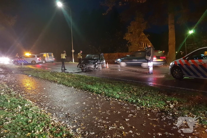 Veel schade na aanrijding
