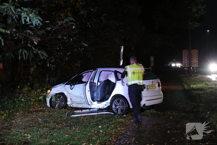 Veel schade na aanrijding