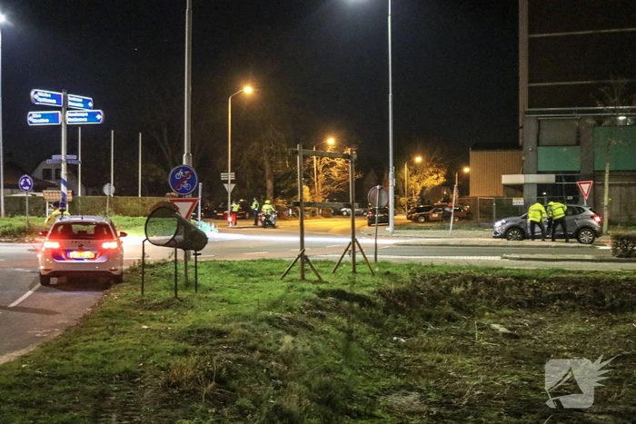Alcoholcontrole op rotonde