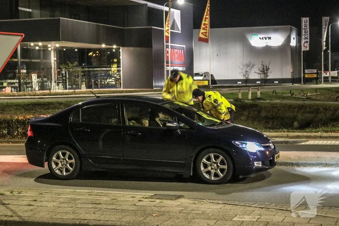 Alcoholcontrole op rotonde