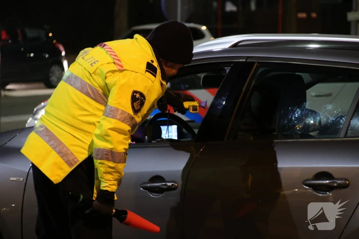 Alcoholcontrole op rotonde