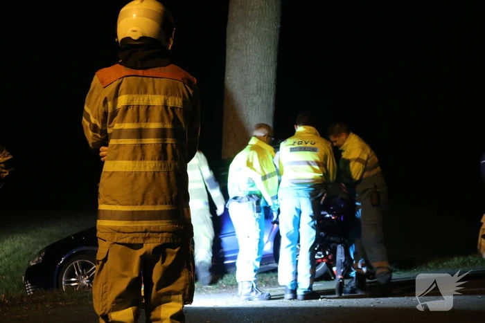 Drie gewonden bij eenzijdig ongeval