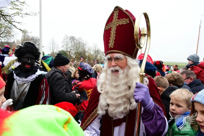 Groot welkom voor Sinterklaas en Zwarte Piet