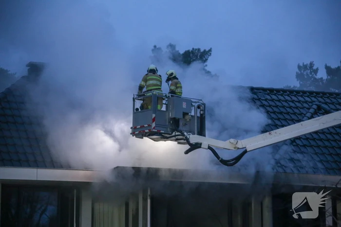 Grote schade bij brand in villa