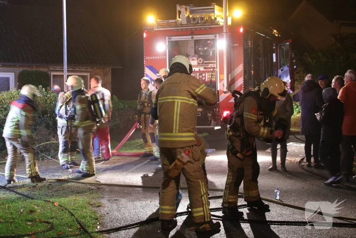 Flinke rookontwikkeling bij brand in vrijstaande woning