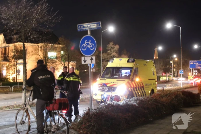 Fietser gewond bij aanrijding