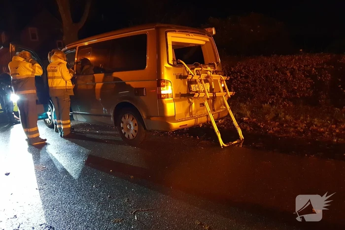 Aanrijding tussen personenbus en stadsbus