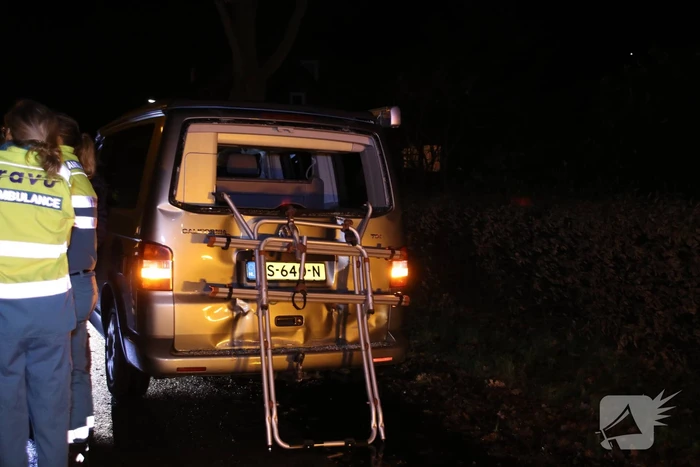 Aanrijding tussen personenbus en stadsbus