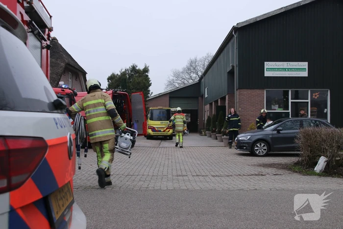 Man overleden bij bedrijfsongeval kwekerij