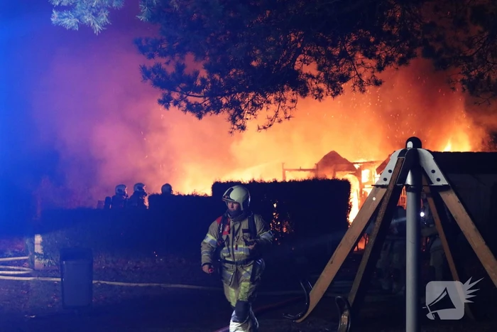 Forse brand op camping Bergbad