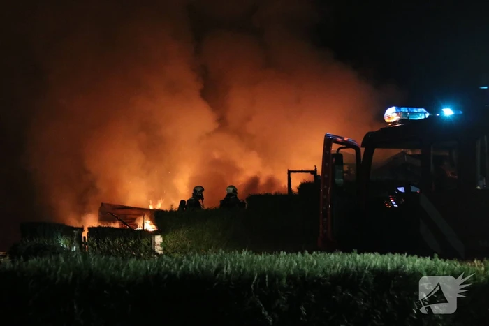 Forse brand op camping Bergbad