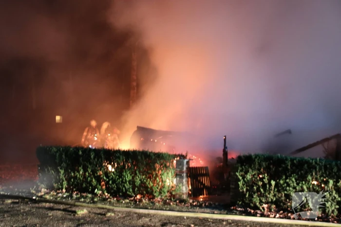Forse brand op camping Bergbad