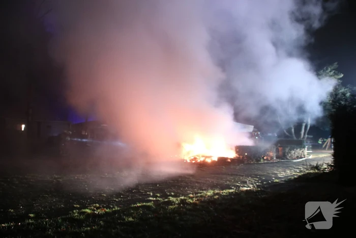 Forse brand op camping Bergbad