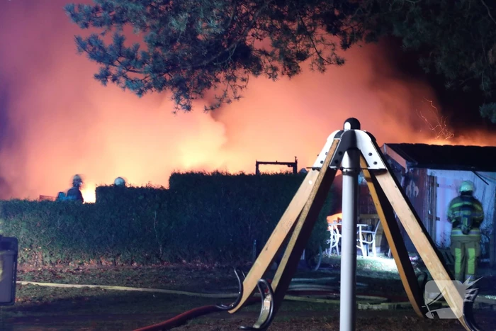 Forse brand op camping Bergbad