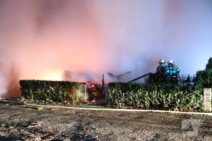 Forse brand op camping Bergbad