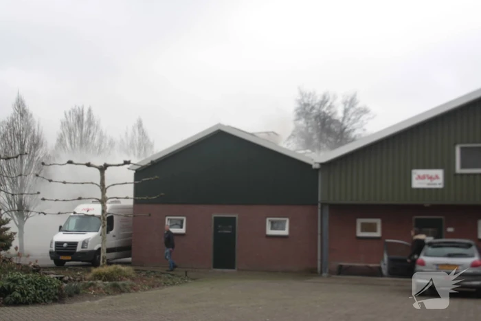 Brand in schuur