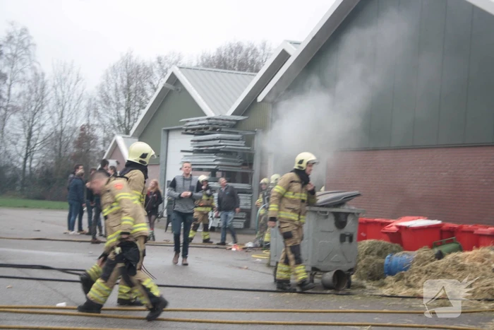 Brand in schuur