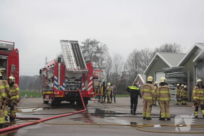 Brand in schuur